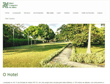 Tablet Screenshot of hotelcampestredealdeia.com.br